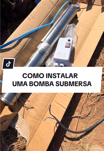 COMO INSTALAR A CAIXINHA NA BOMBA SUBMERSA #poço #poçoartesiano #agua #viral