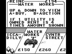 Monopoly (Game Boy) full playthrough