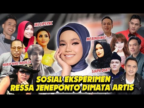 Sosial ekperimen kalangan artis apakah kenal Ressa Jeneponto
