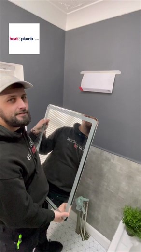 How To Hang A Mirror Like A Pro #How #reels #homeimprovement #howto #doityourself #diy Heatandplumb.com | The Home Improvements Channel Uk