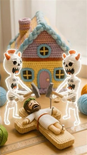 Two Demons Crucifying Jesus Christ – The Passion Of Christ