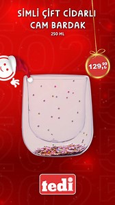 1.4K views | ☃ İçeceklerinizi keyifle tüketmenizi sağlayacak bu özel bardaklar size en yakın Tedi’de! :) #tedi #tedidiscount #akıllıseçim #tediafişürünleri #yılbaşı #yeniyıl #yılbaşıhediyesi #çiftcidarlı #bardak | Tedi | Facebook