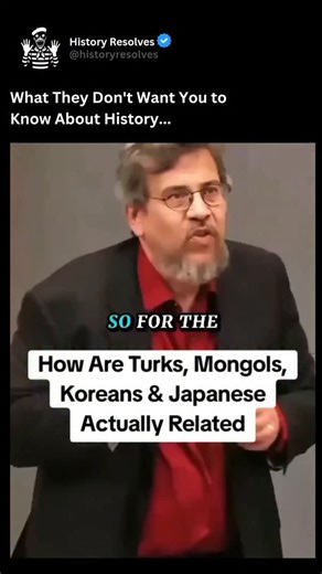 History | Ancient History on Instagram: "The languages of the Turks, Mongols, Koreans, and Japanese have long intrigued linguists because of the striking similarities in their structure, leading to the hypothesis that they may share a distant linguistic connection sometimes referred to as the “Altaic theory.” Though still debated, this theory suggests that these languages might have evolved from a common ancestral tongue spoken by ancient nomadic peoples of Central and Northeast Asia. They share