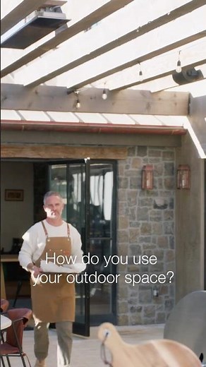 The ultimate backyard heating secret 🔥 #patio #outdoordesign #shorts