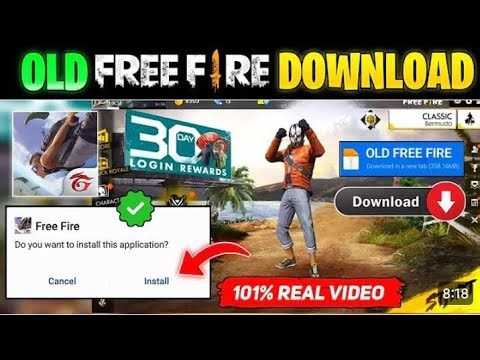 🤯 Free Fire Old Version 2017 Download| Secret Private Server Key 🔑 (Unlimited Access)