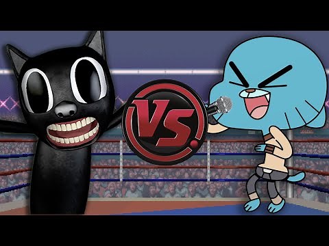 CARTOON CAT vs GUMBALL WATTERSON RAP! (Gumball vs Cartoon Cat Animation) | CARTOON RAP ATTACK