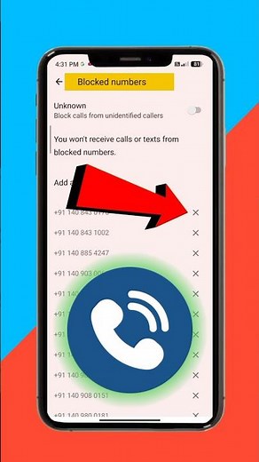 Block call ko unblock kaise kare || #block #callblock #call