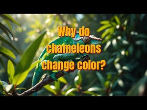 Why do chameleons change color? | Science for Kids