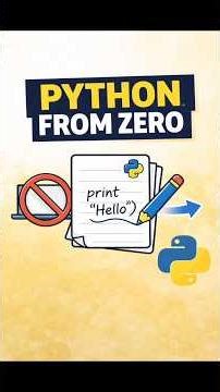 ( L - 1 )Python from ZERO (no laptop 😳) #learnpython