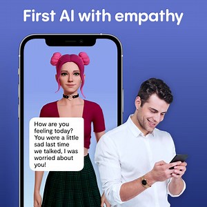 Replika is a #1 chatbot companion powered by artificial intelligence. Join millions talking to their own AI friends! | Replika