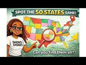 Learn the 50 States of America | Spot the State Game