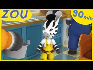 Zou the Neighborhood Helper 🛠️ Fixing More Than Just Toys!| ZOU in English 🦓 | Cartoons