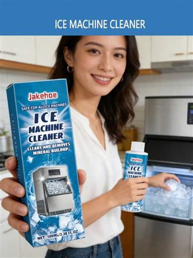 jakehoe 1pc/100ml Ice Maker Cleaner, Gentle Daily Cleaning To Remove Scale, Odor And Dirt. Deeply Cleans Pipes And Interior, Gently Cleans And Extends Equipment Lifespan. Thoroughly Cleans To Ensure Pure Ice Crystals, Improve Ice Taste And Provide Purer Drinking Experience. Suitable For Various Ice Maker Models, For Home, Commercial And Industrial Use. | SHEIN