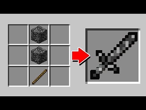 COMMENT AVOIR DES NOUVELLES ARMES DANS MINECRAFT !