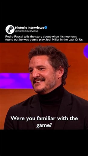 Historic Interviews 🎤 on Instagram: "Pedro Pascal’s role as Joel Miller in The Last of Us placed him in a story that already had a massive following, with fans protective of the character and the tone. Instead of trying to reinvent Joel, he focused on grounding him — keeping the quiet moments heavy, the decisions conflicted, and the emotional core intact. His performance balanced toughness with vulnerability, showing the version of Joel shaped by loss, survival, and responsibility. It wasn’t ex