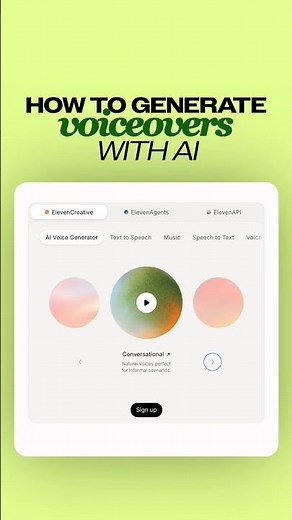 How to generate voiceovers with AI
