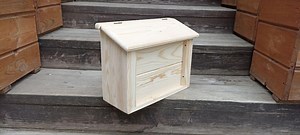 Mailbox, Wood Mail Box, Unfinished Mailbox, Outdoor Mail Box, Wall Mount Mailbox, Custom Mailbox, Postbox, Briefkasten Holz - Etsy