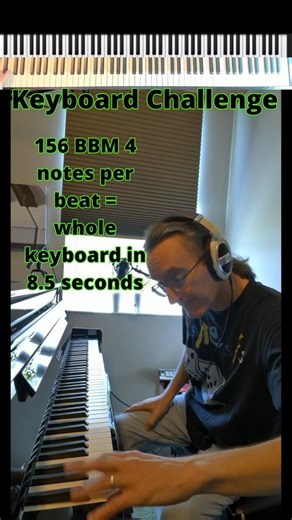 Chromatic Scale on the WHOLE Keyboard in 8.5 Seconds (now it's getting fast!)