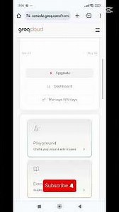 How to create API key in groq? #genai #apikey