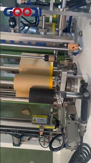 Watch how to produce masking film rolls with kraft paper or PE film