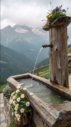 Fresh Alpine Spring Water 💧🏔️ | Nature’s Pure Serenity