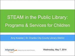 STEAM in the Public Library: Programs & Services for Children