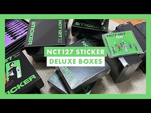 Huge Unboxing ☆ NCT 127 엔시티 Sticker Deluxe Box Albums ☆ 34 Boxes!