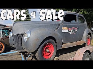 "Cars for Sale" at the Ducktail 2025 Car Show