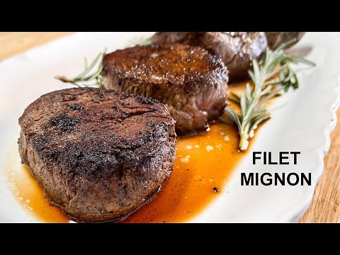 HOW TO Pan Sear a Buttery Tender FILET MIGNON with BONUS PAN GRAVY