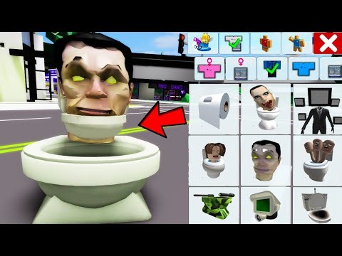 How to TURN INTO SKIBIDI TOILET in Roblox Brookhaven RP