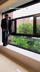 321K views · 1.6K reactions | Window that transforms 犯 into a balcony ✨ • • #AluminumWorks #windowdesign #windowsill | Tiffany Design Studio | Facebook