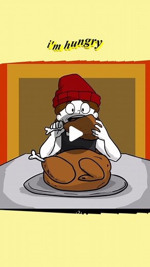 eLL cartoons (from YouTube🐀) | Me waiting for the stuffing to be ready. | Instagram