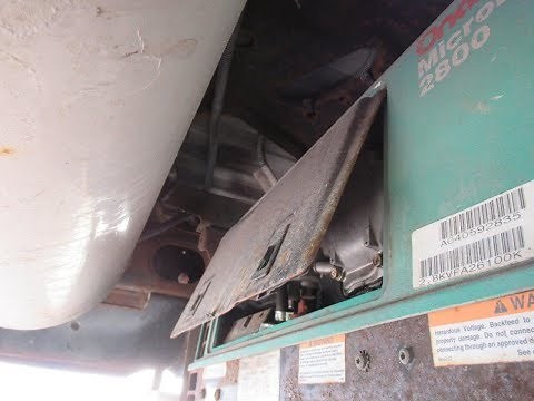 Removing Onan 2.8 kW KV Generator from 2004 Roadtrek Popular 190