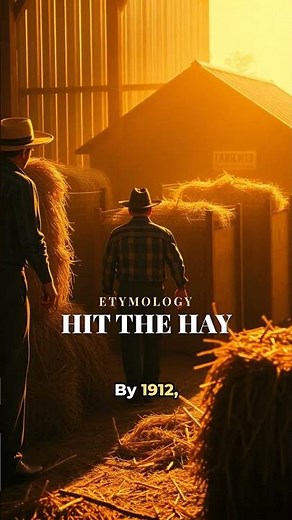 What Does "Hit The Hay" Mean? Origin & Meaning #shorts