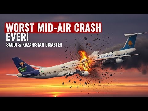 Worst Mid-Air Crash in Aviation History: Saudi & Kazakhstan Disaster