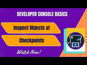 Salesforce Trailhead - Inspect Objects at Checkpoints