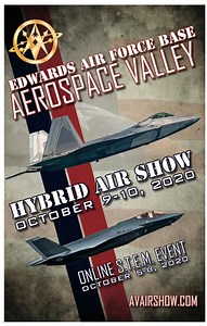 18K views · 181 reactions | Here are the times for activities, livestreams and flyovers for the 2020 Aerospace Valley Hybrid Air Show October 5-10. | Edwards Air Force Base | Facebook