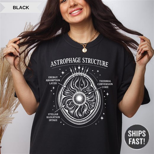 Astrophage Structure Shirt, Project Hail Mary Galaxy Tee, Comfort Colors Sci-fi Space - Etsy
