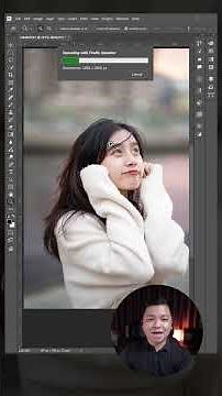 Cách tăng chất lượng ảnh trên photoshop bằng AI Generative Upscale #photoshop #photography
