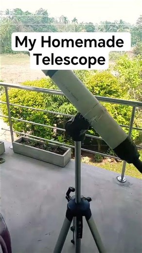 Homemade Astronomical Telescope #moon #diytelescope #astronomy