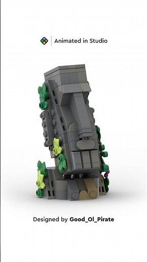 Animated in BrickLink® Studio™ | Moai