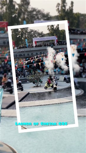 SIPA on Instagram: "Chetak C25 Scooty Launch The Chetak C25 Scooty launch was a powerful journey of creativity, responsibility, and passion. Creating something different, impactful, and Gen-Z driven within a limited time frame was a true challenge—and an even greater responsibility that we embraced wholeheartedly. With 39 artists, a clear vision, and just 3 days, every moment tested our planning, discipline, coordination, and teamwork. Those three days became some of the most intense, challengin