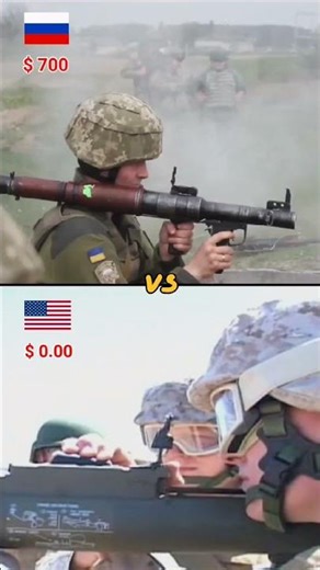 RPG‑7 vs M72 LAW (M72A7): Cost Comparison Between Two Countries #shorts
