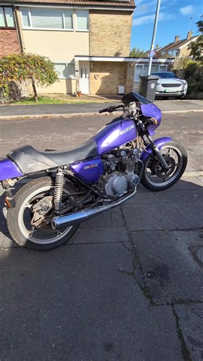 1. Suzuki GS550E Workshop, before a clean. #motorcyclereclamation #motorcycle #barnfind #classic #suzuki