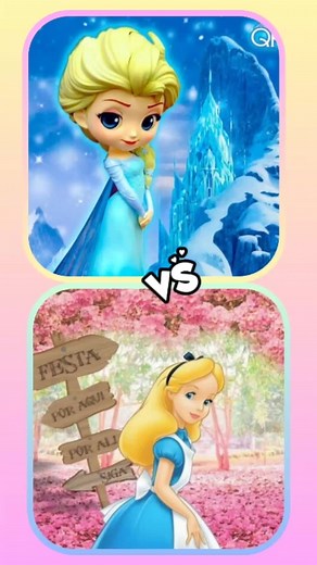🩵Elsa Vs Alice 💙🤍 #paravoce #elsa #vs #challenge #alice #alicenopaisdasmaravilhas #foryou #wrapmeinplastic #vschallenge