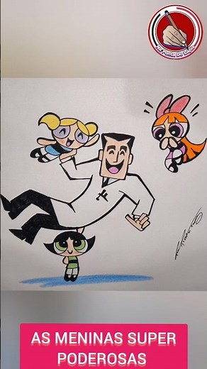 Como desenhar As Meninas Superpoderosas || desenho para iniciantes passo a passo #desenho