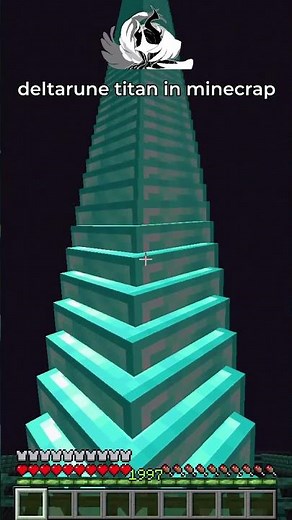 how to make a deltarune titan in minecraft 👁️
