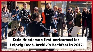 Leipzig Bachfest 2020 Will Feature Dale Henderson & His New Bach on the Electronic Cello Project