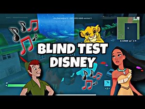 BLIND TEST SPÉCIAL DISNEY ! 🤩 (Fortnite Blind Test)