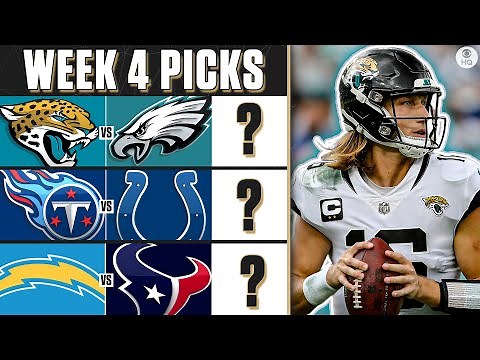 NFL Week 4 FREE Expert Picks: BEST BETS, O/U, PICKS TO WIN & MORE | CBS Sports HQ